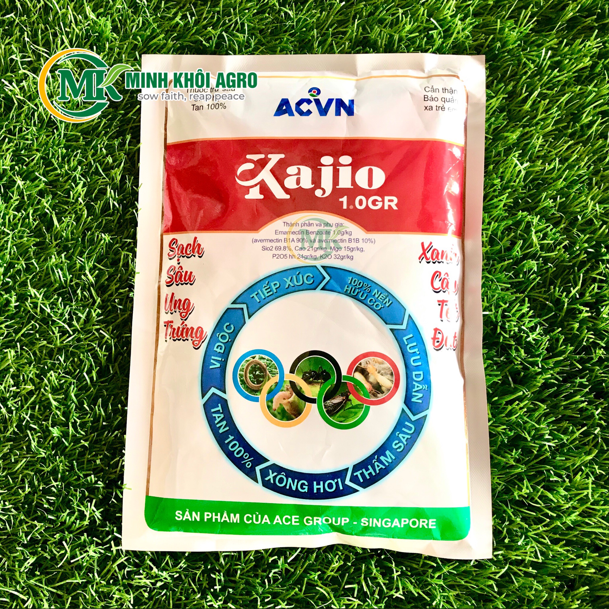 Thuốc trừ sâu sinh học Kajio 1.0GR - Tuyến trùng hữu cơ.